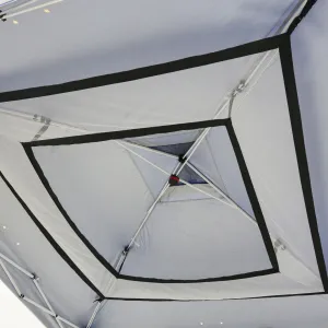 10x10 Pop up Canopy Tent Mesh Shelf, Universal Gear Loft Hanging Shelf