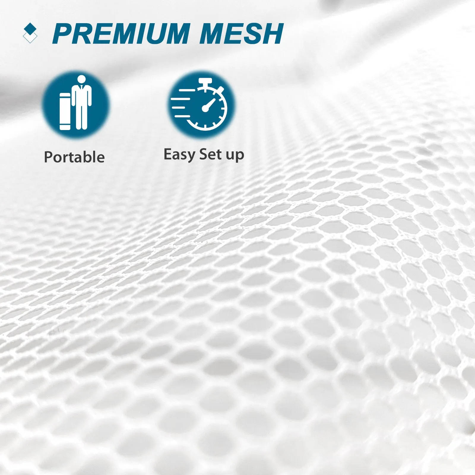 10x10 Pop up Canopy Tent Mesh Shelf, Universal Gear Loft Hanging Shelf