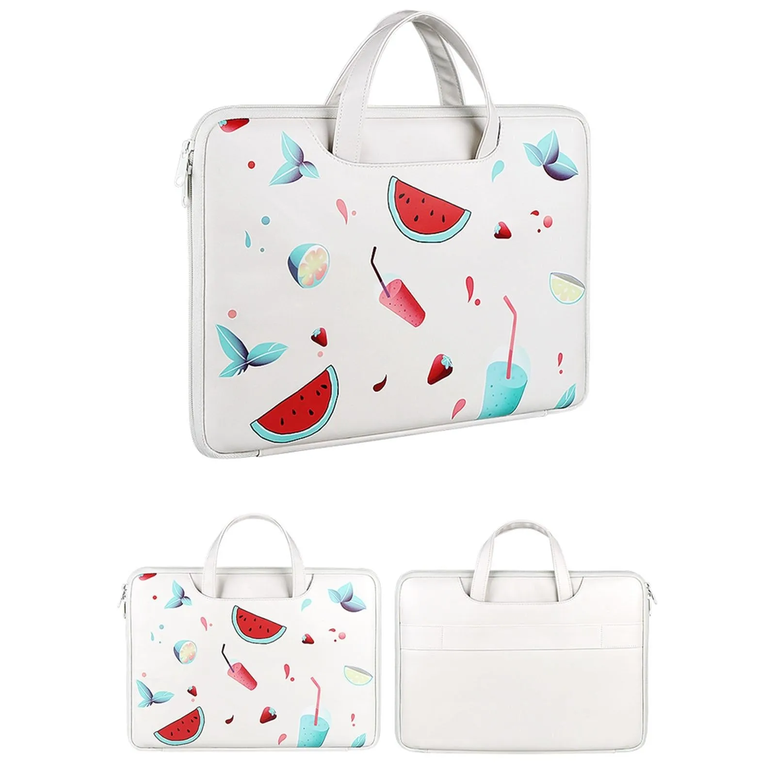 13.3 Inch Lightweight Printed Laptop Bag | PU Material | Ice Cream