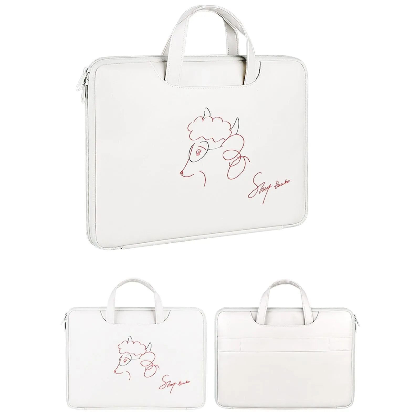 13.3 Inch Lightweight Printed Laptop Bag | PU Material | Ice Cream