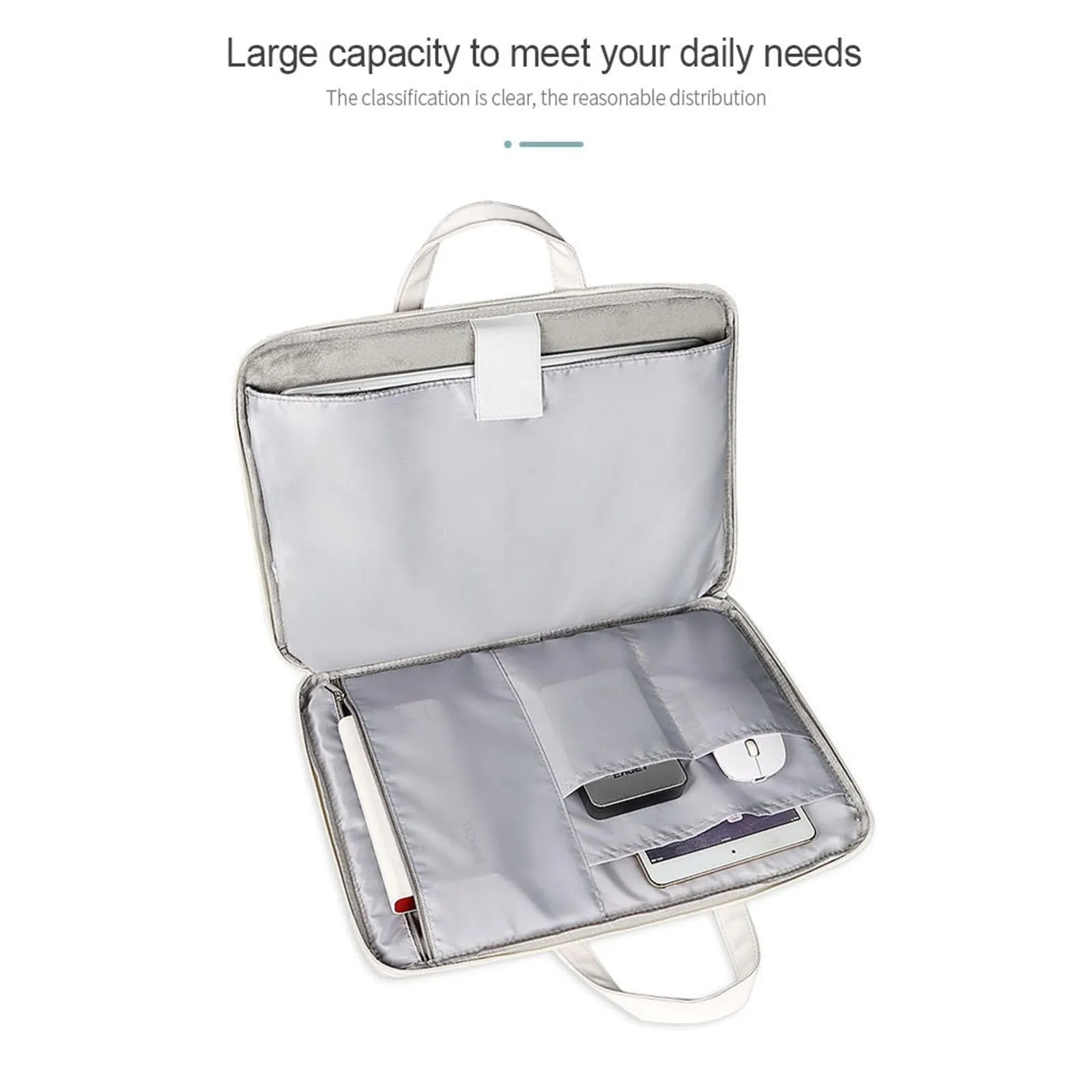 13.3 Inch Lightweight Printed Laptop Bag | PU Material | Ice Cream