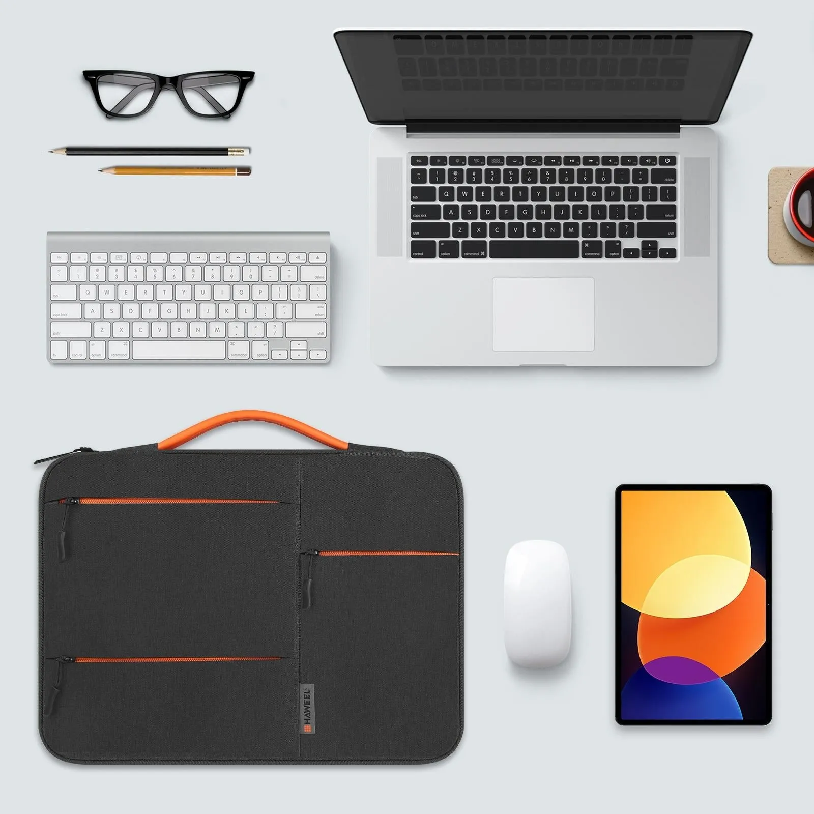 14-15 Inch Laptop Sleeve Briefcase | For MacBook | Samsung | ThinkPad | Sony | Dell | Alienware | Chuwi | Asus | HP | Navy Blue