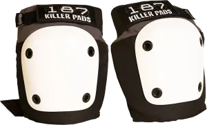 187 Fly Knee Pads S-Grey/Black W/White