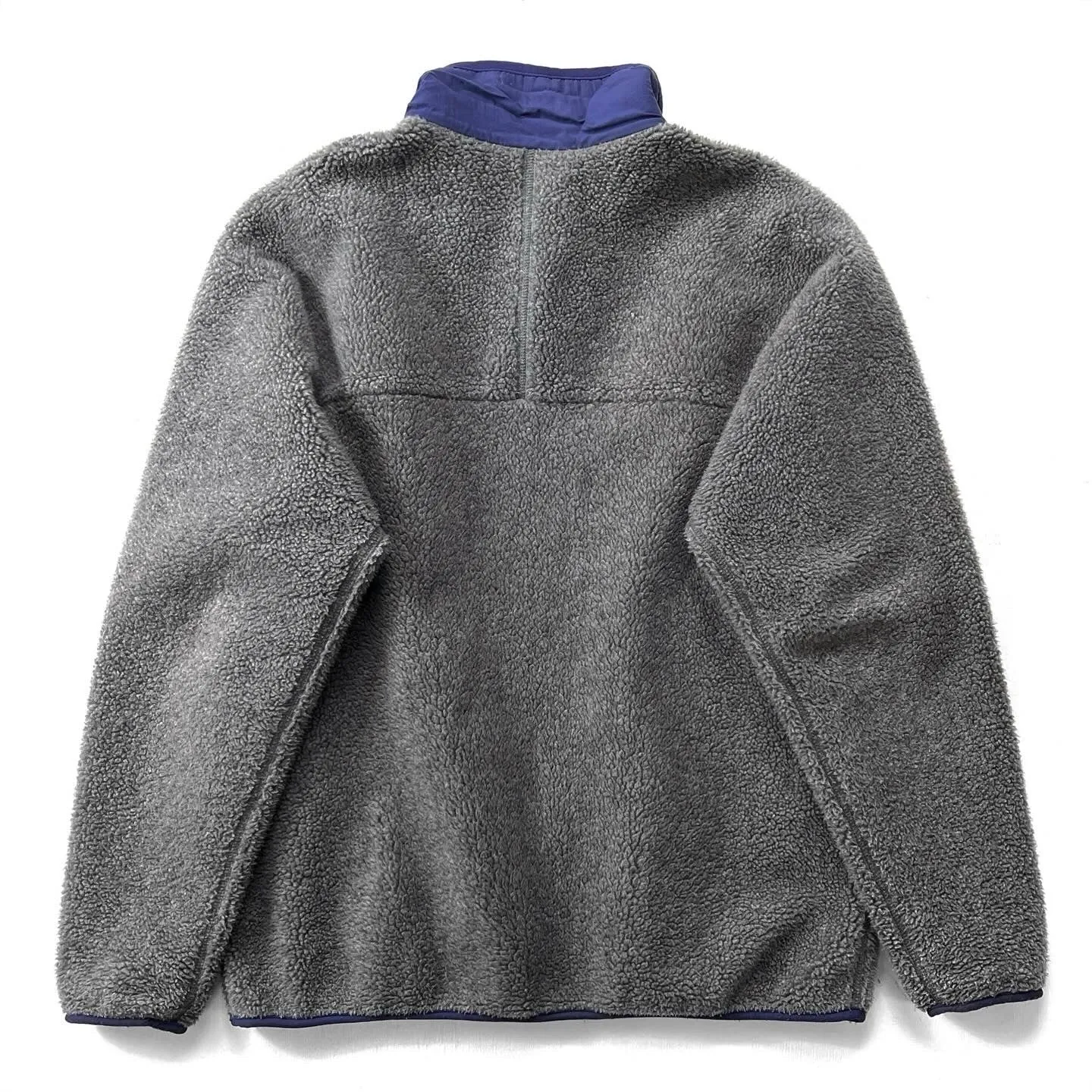 1993 Patagonia Made In The U.S.A. Retro-X Fleece Jacket, Charcoal (L/XL)