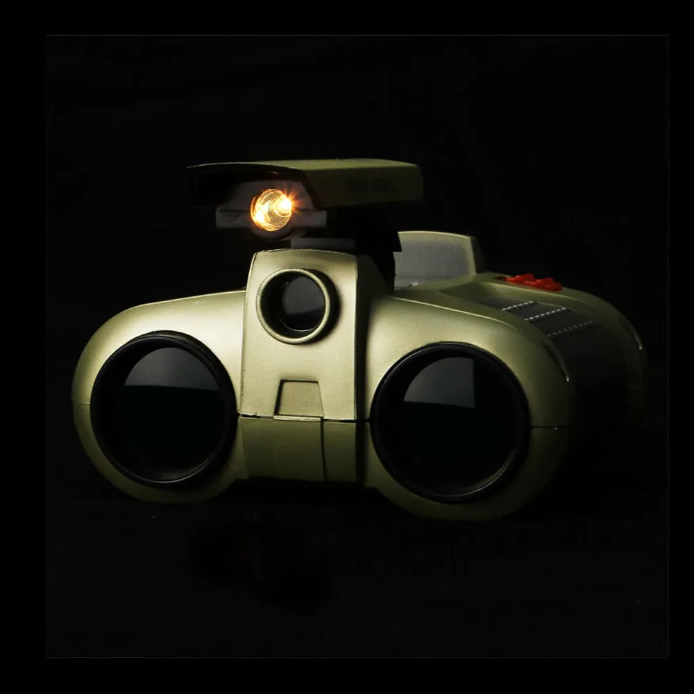 2 Pack Kids Night Vision Binoculars Outdoor Compact Toy Bird Watching Camping