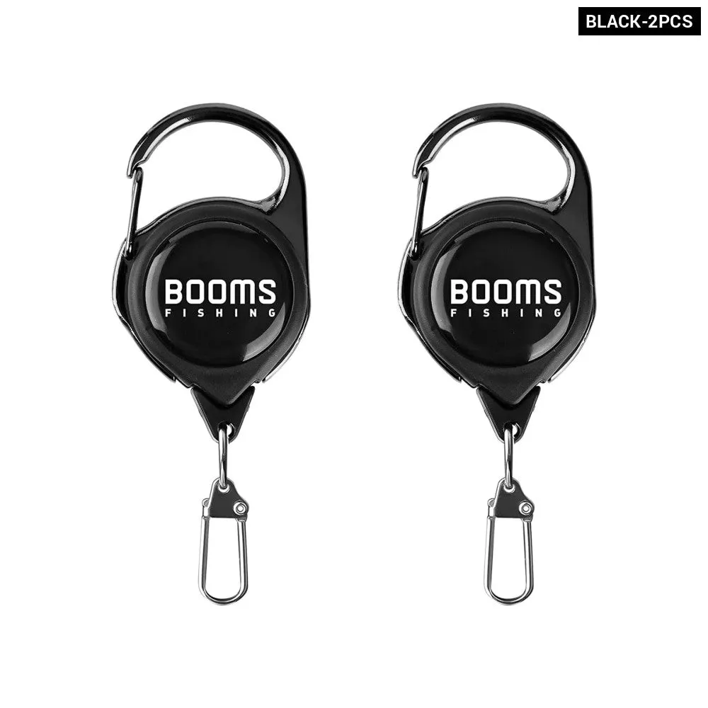 2pcs Easy Release Fishing Retractable Key Chain with Antirust Spring