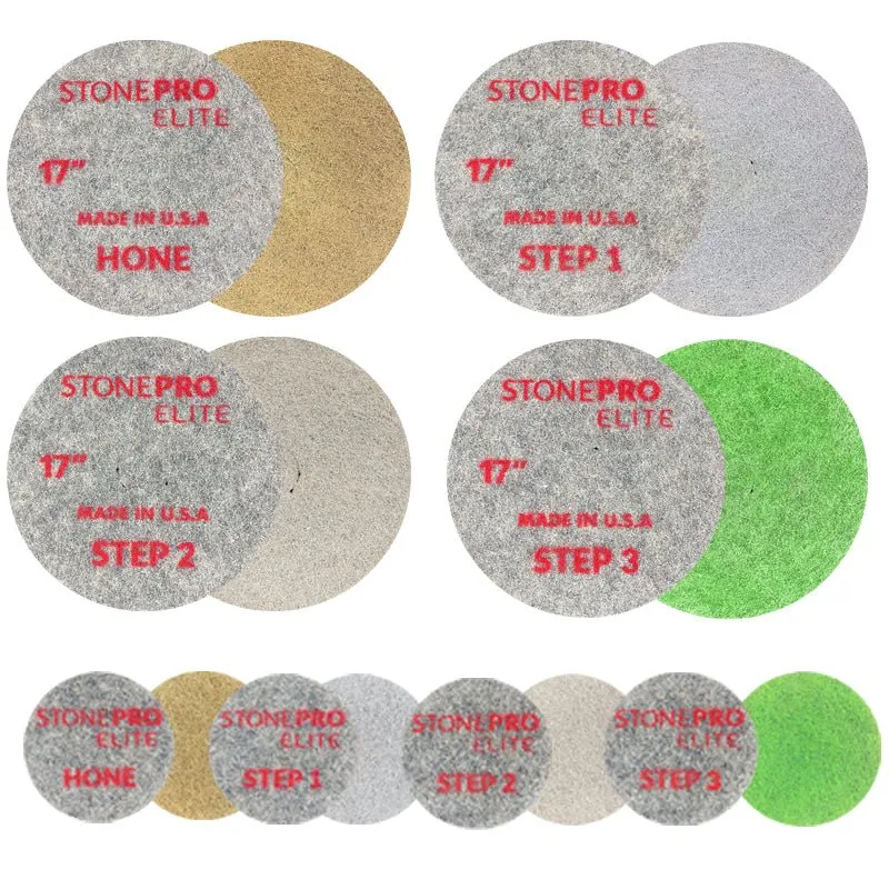 3 Step Elite Diamond Impregnated Pads
