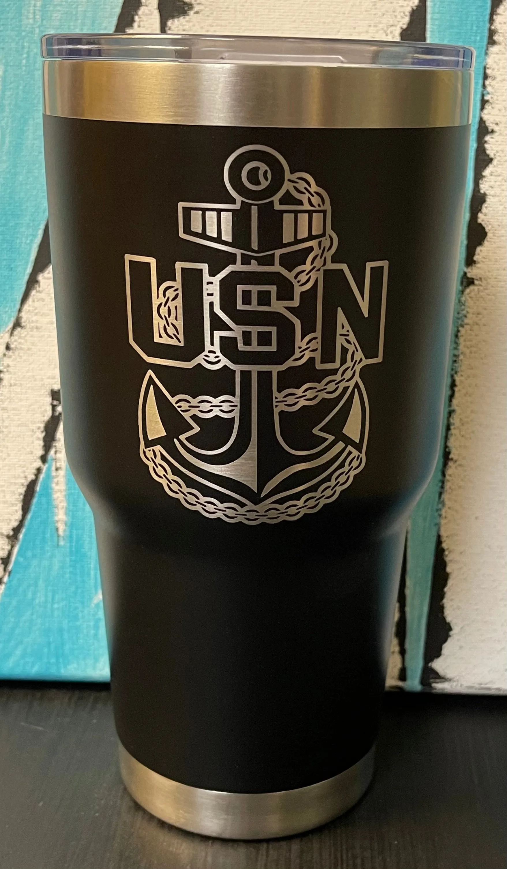 30oz USN Tumbler Design Only