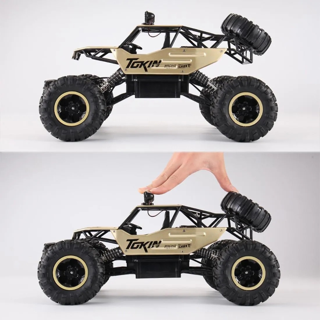 37cm Remote Control Bigfoot Climbing Car - 1 12 Alloy 4wd Cross-country Toy