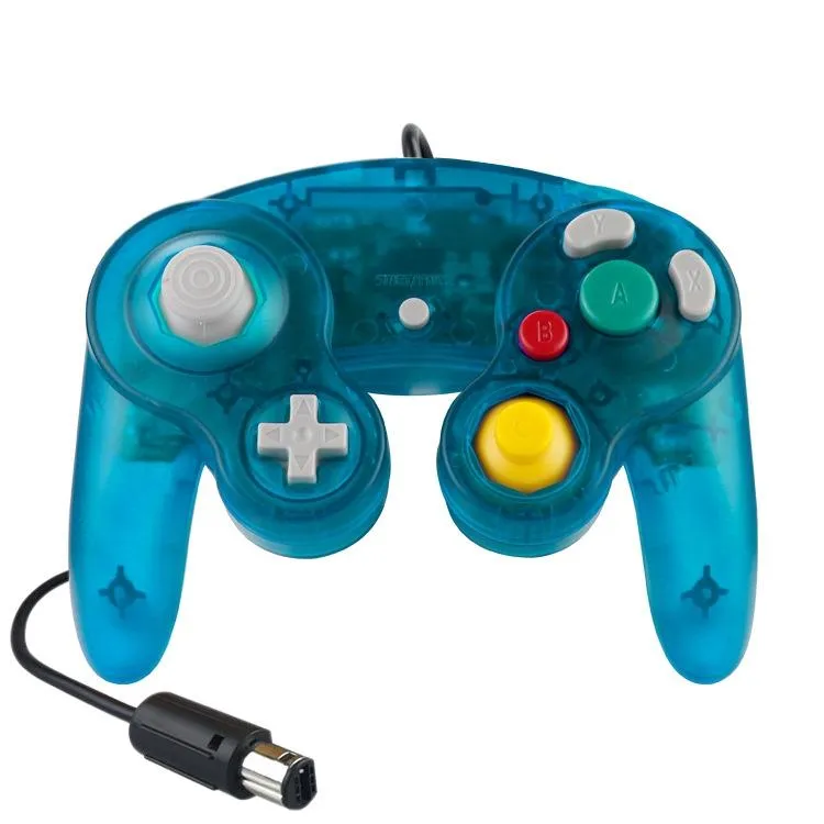 5-Piece Wired Game Controller | For Nintendo NGC | Water Green