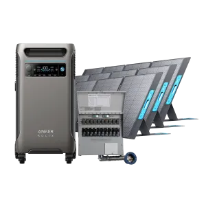 Anker SOLIX F3800   Home Backup Kit   3 × 400W Solar Panel
