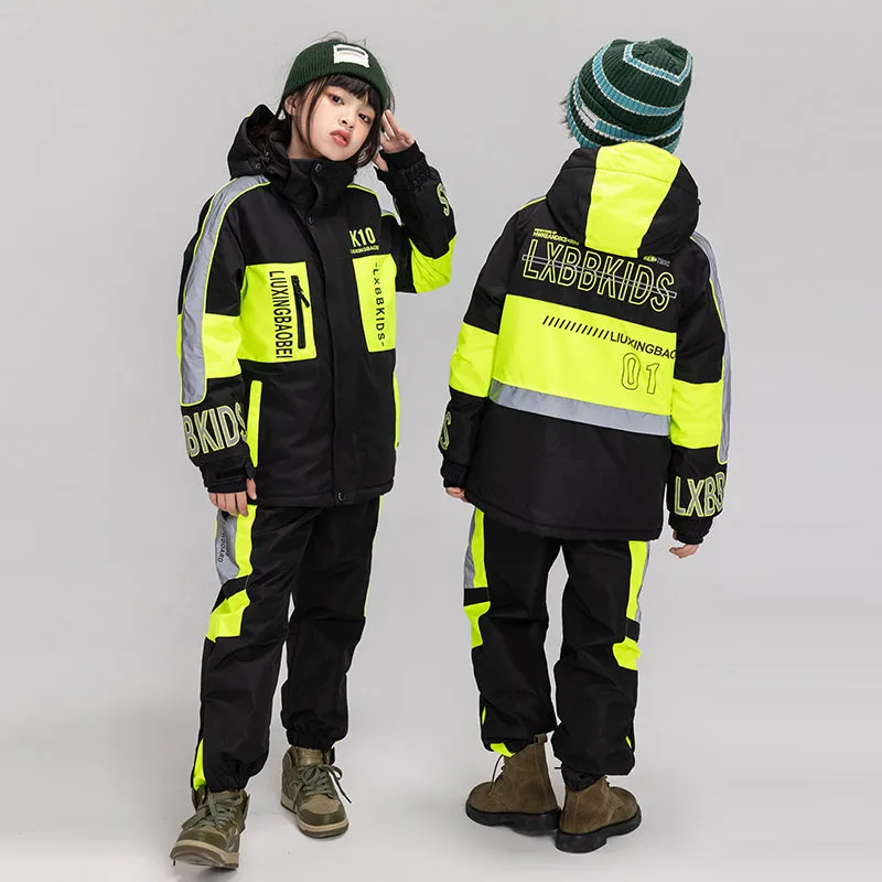 ARCTIC QUEEN Kids Reflective Extreme Ski Suit - US Only