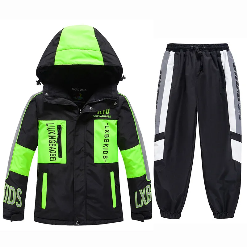 ARCTIC QUEEN Kids Reflective Extreme Ski Suit - US Only