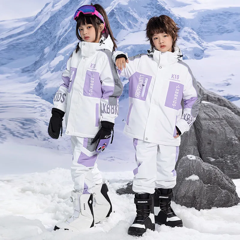 ARCTIC QUEEN Kids Reflective Extreme Ski Suit - US Only