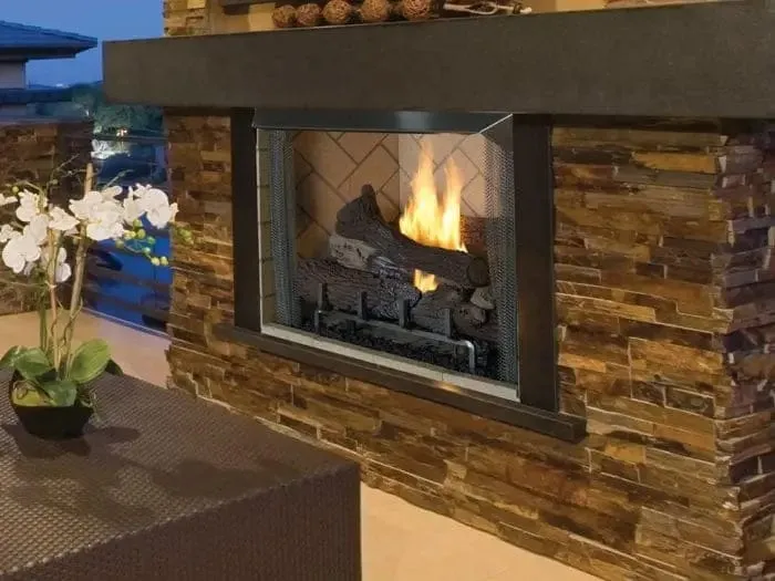 Astria 42 inch Venetian Outdoor Vent-Free Firebox Venetian 42