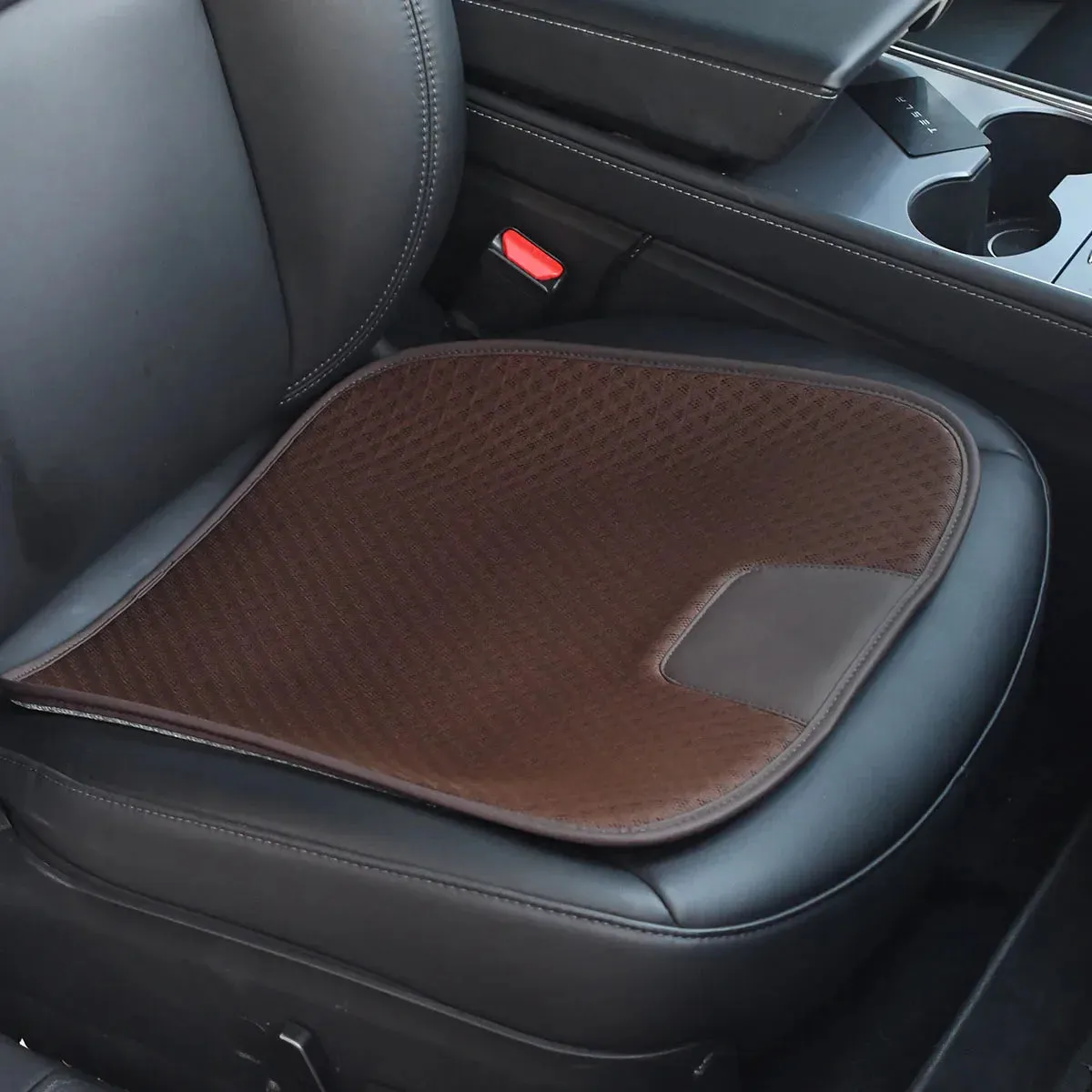 Breathable Ice Silk Car Seat Cover Anti-Slip Front Protector Mat Universal Fit