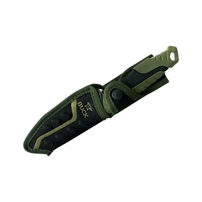 Buck Pursuit LG Fixed Grn Mold Hdl
