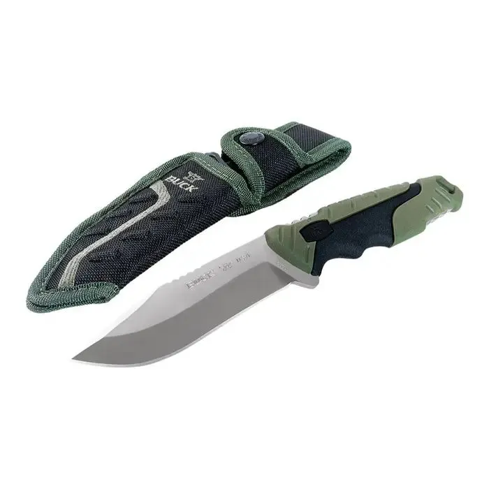 Buck Pursuit LG Fixed Grn Mold Hdl