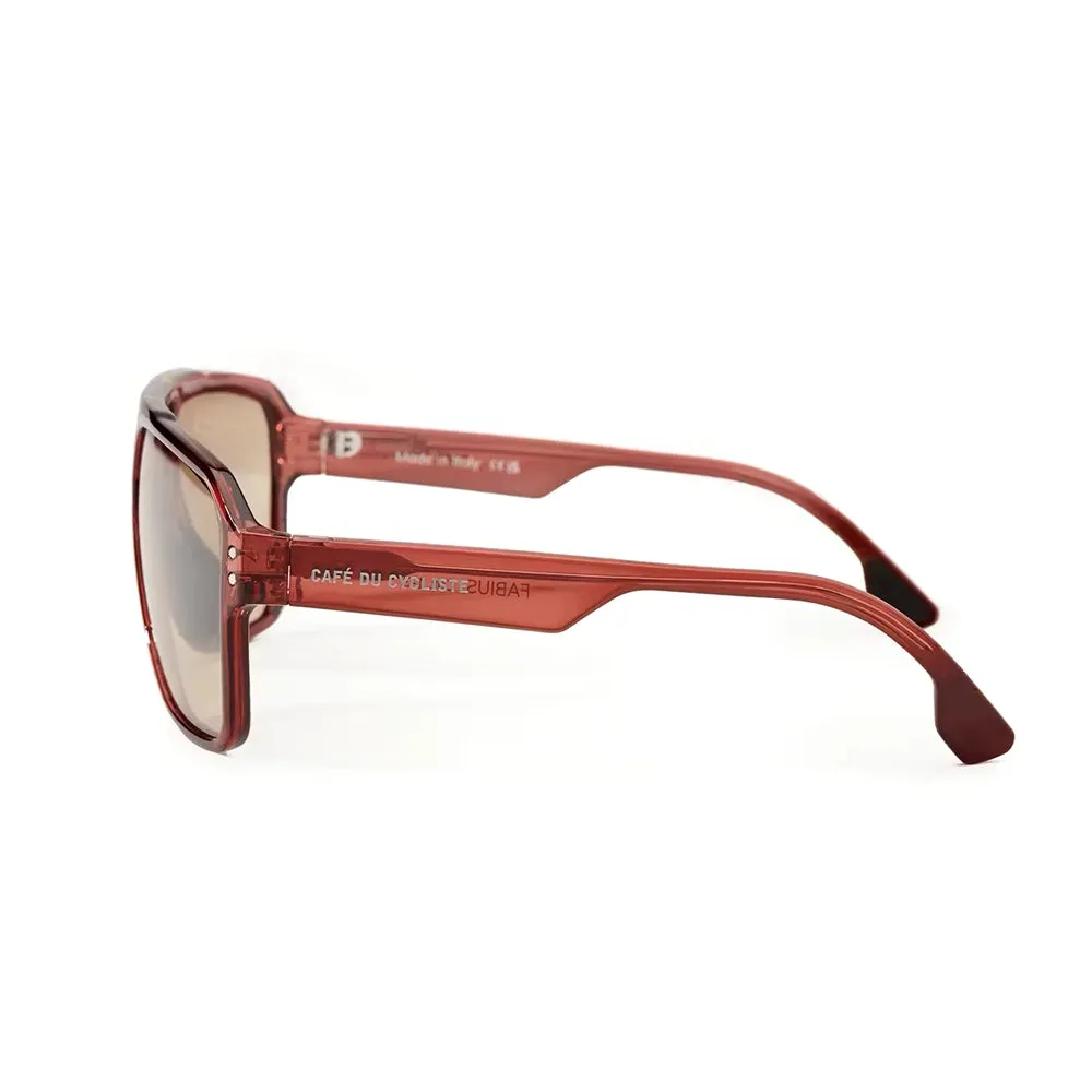 CAFE DU CYCLISTE Eyewear Fabius - Amber Frame Grey Photocromic Lens