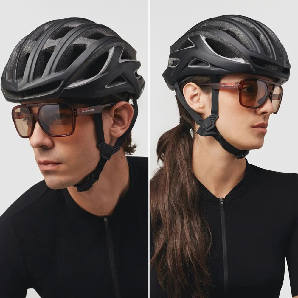 CAFE DU CYCLISTE Eyewear Fabius - Amber Frame Grey Photocromic Lens