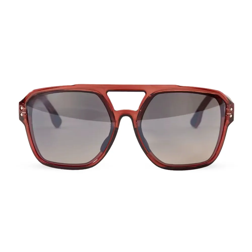 CAFE DU CYCLISTE Eyewear Fabius - Amber Frame Grey Photocromic Lens