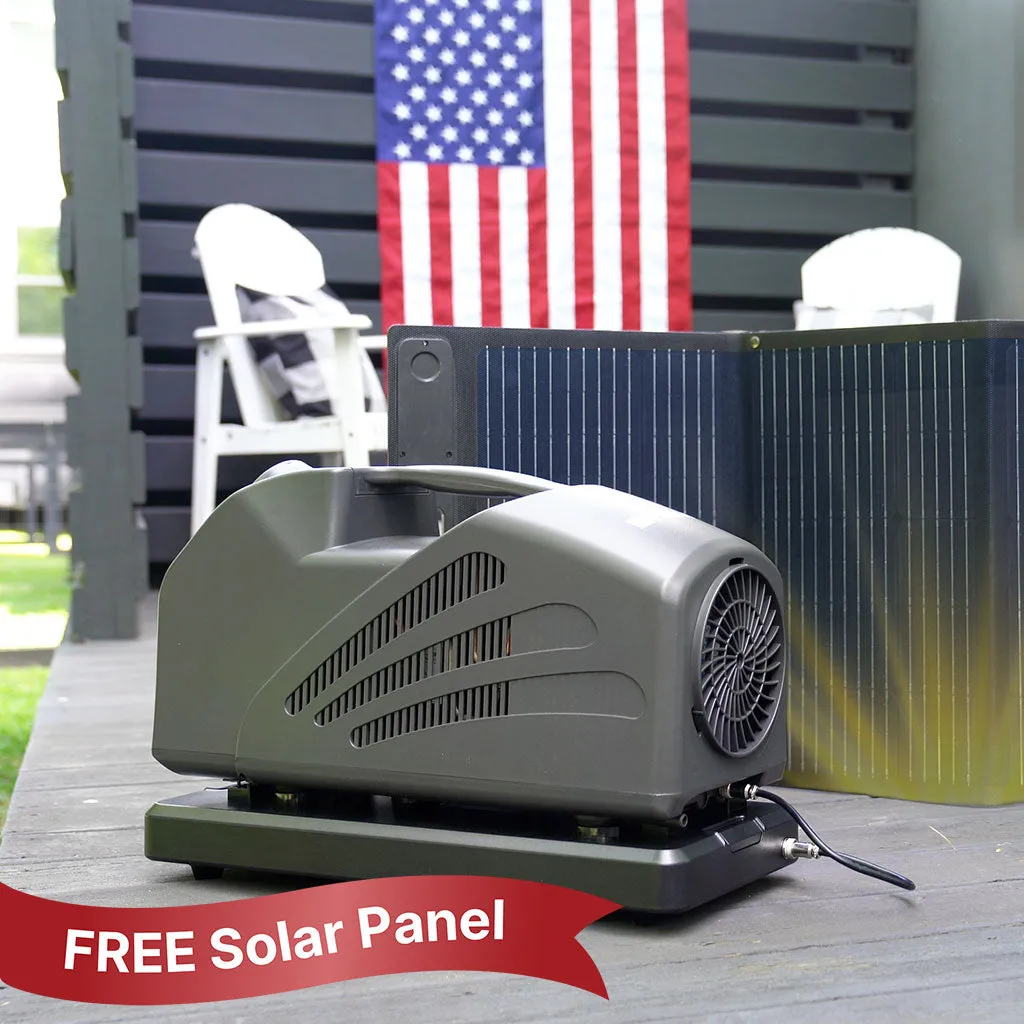 ChillZone Portable Solar Power AC & 100-Watt Panel