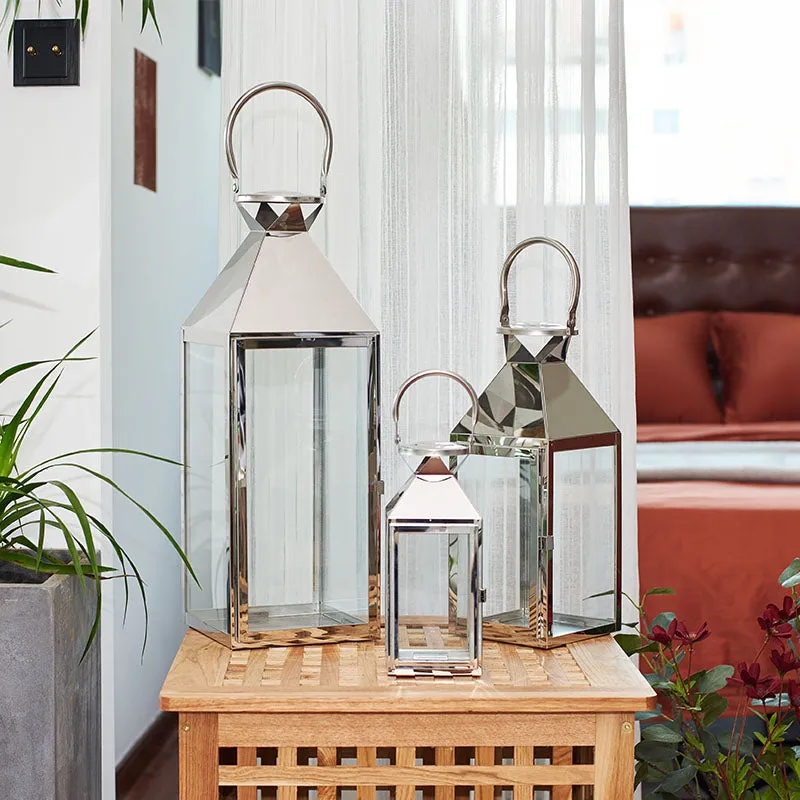 Classic Metal Lantern with Handle