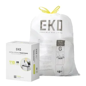 Code G - 21 Gallon Easy-Dispense Roll Trash Bag - 60 Count (79.5L)