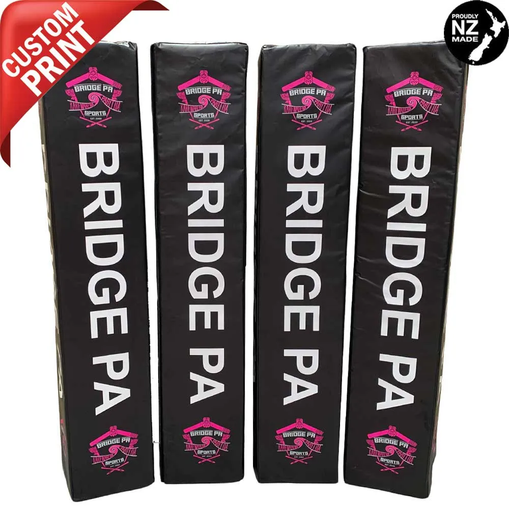 Digitally Printed Rugby Goal Post Protector Pads