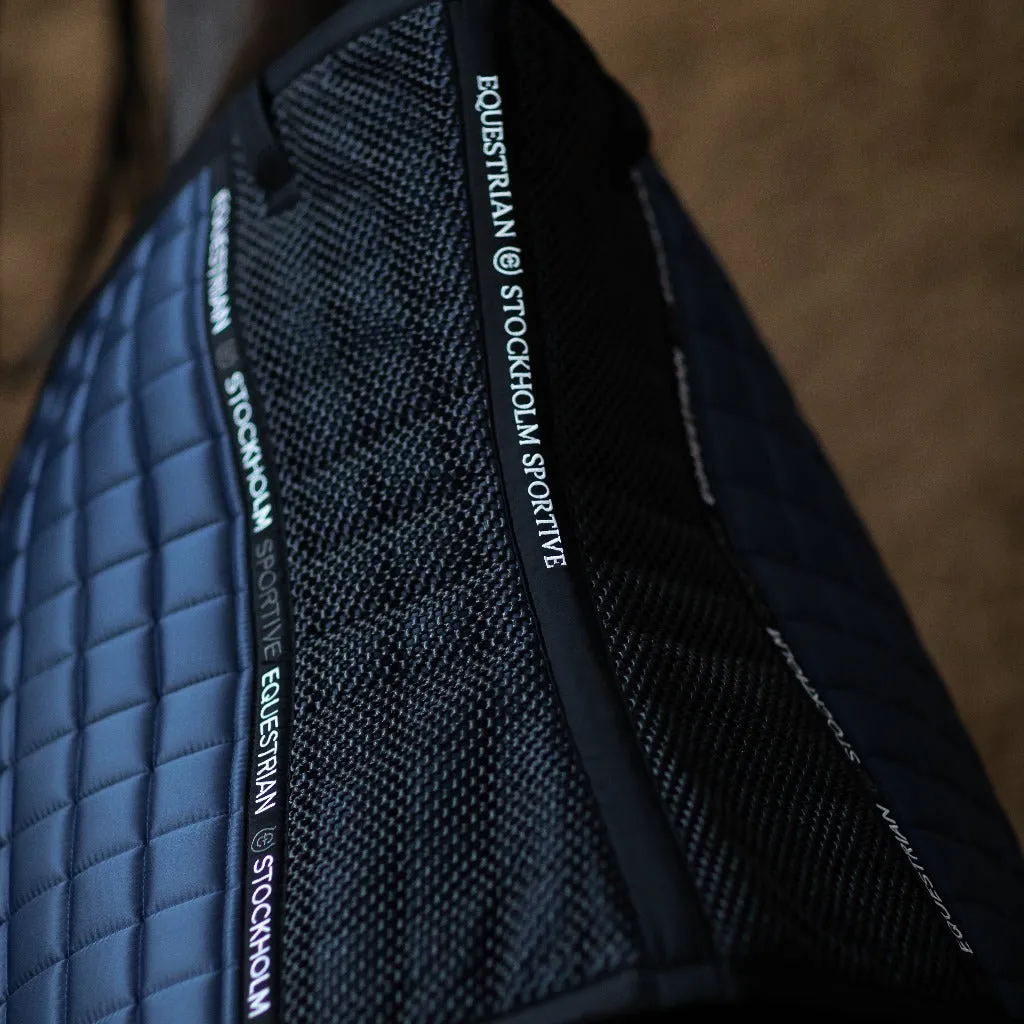 Equestrian Stockholm Dressage Saddle Pad Sportive Dark Venice FULL