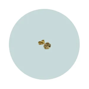 Flow Gold Stud Earring #1