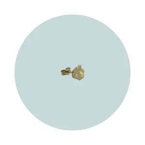 Flow Gold Stud Earring #2