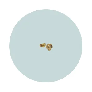Flow Gold Stud Earring #5