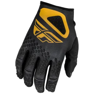Fly Racing 2025 Kinetic Center Gloves Black Gold