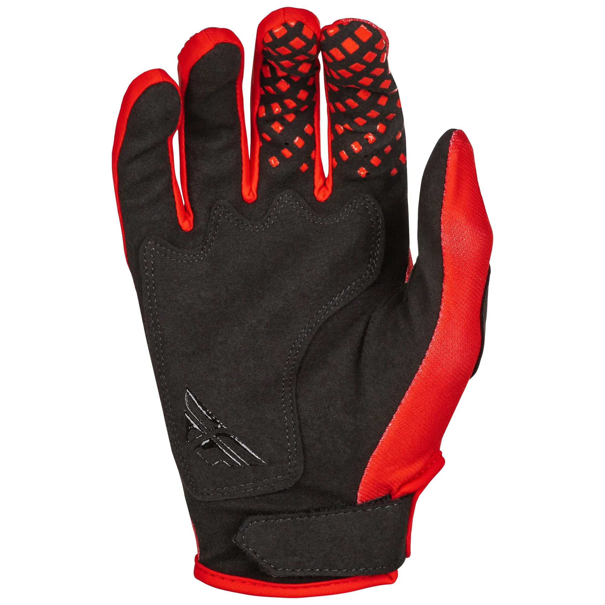 Fly Racing 2025 Kinetic Center Gloves Red Black