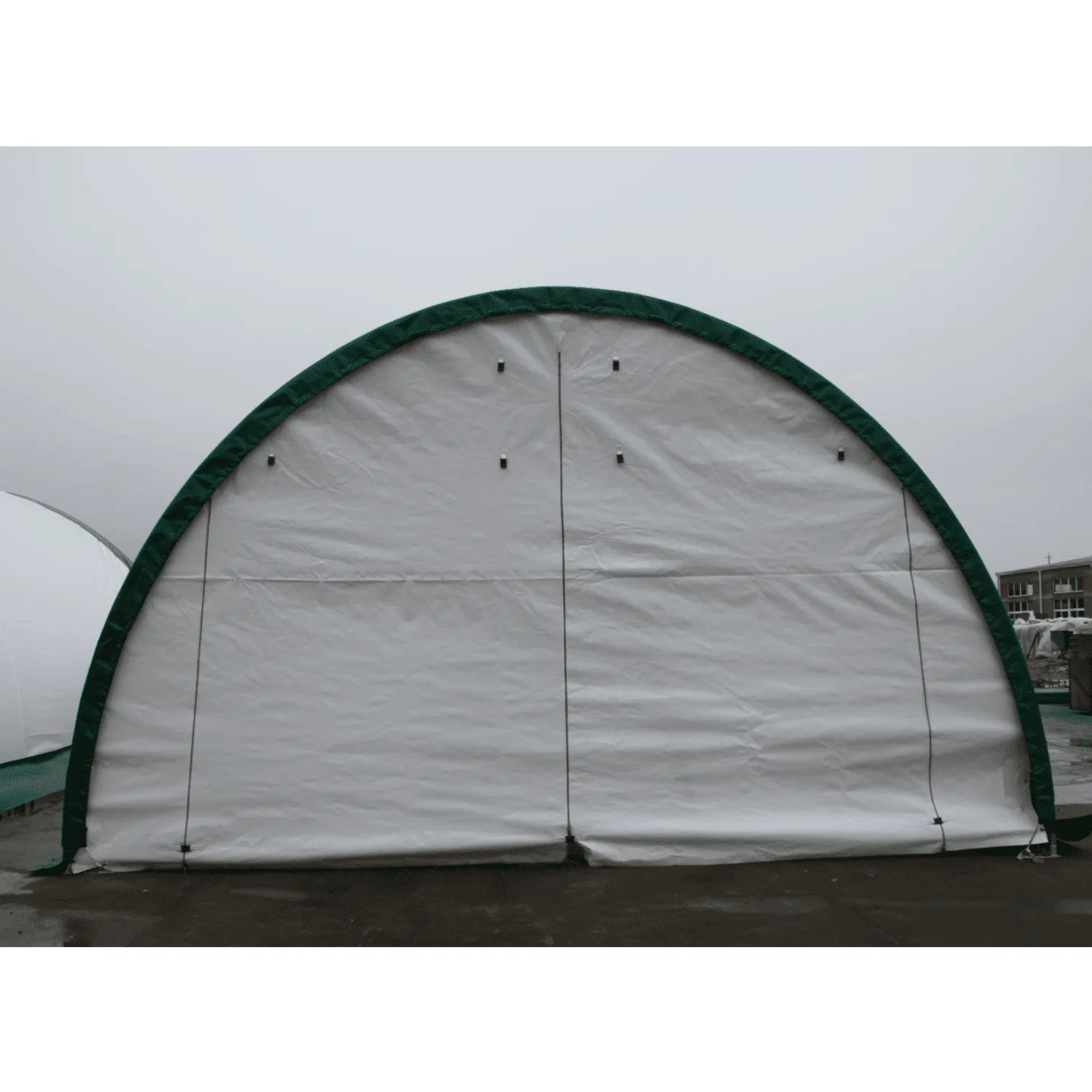 Gold Mountain Single Truss Arch Storage Shelter W20'xL42'xH12' SUISS204212OZ11