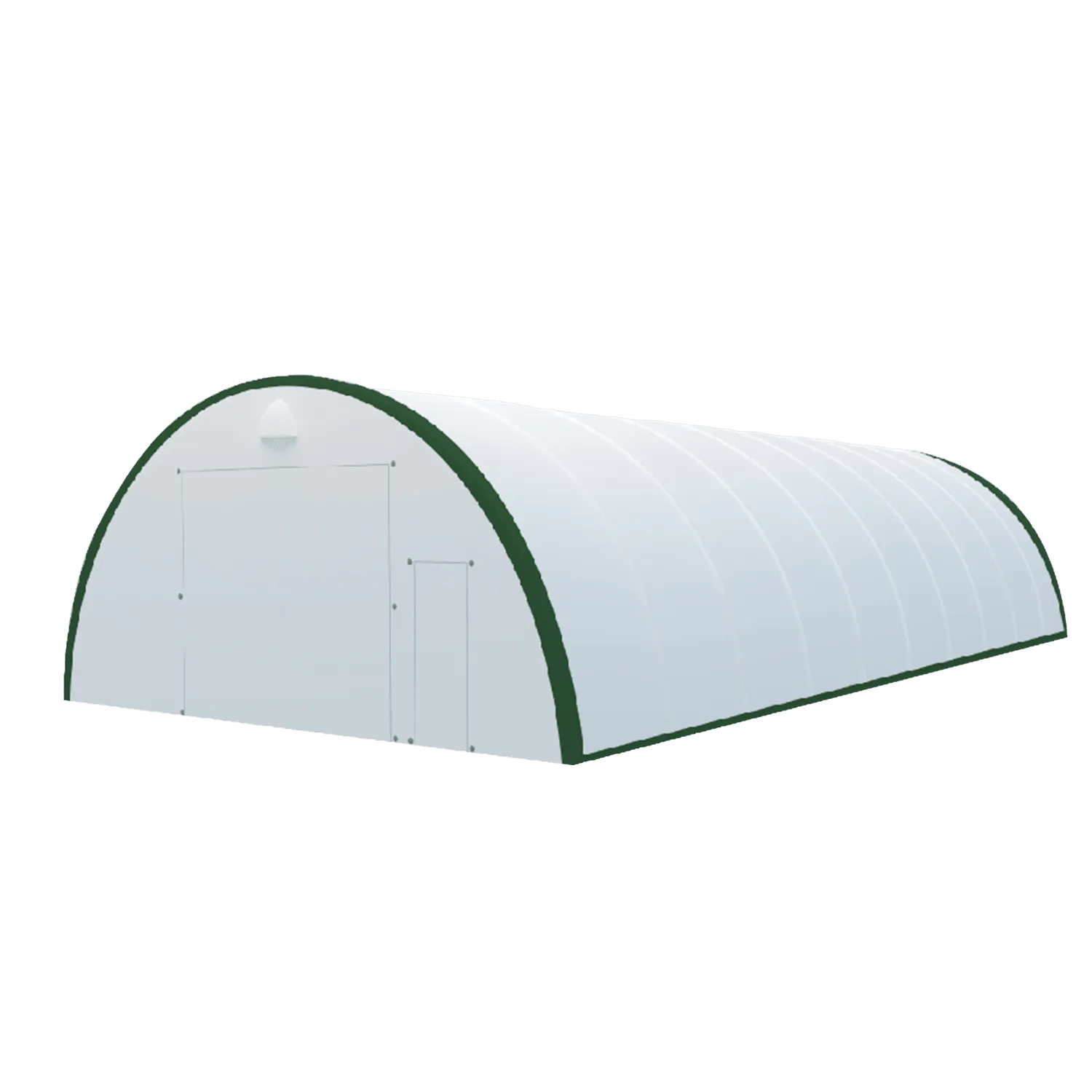 Gold Mountain Single Truss Arch Storage Shelter W30'xL65'xH15' SS000154