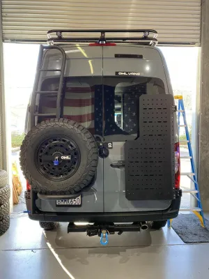 LADDER   TIRE CARRIER - SPRINTER VS30 (2019-PRESENT & 2020-2021 REVEL/STORYTELLER)