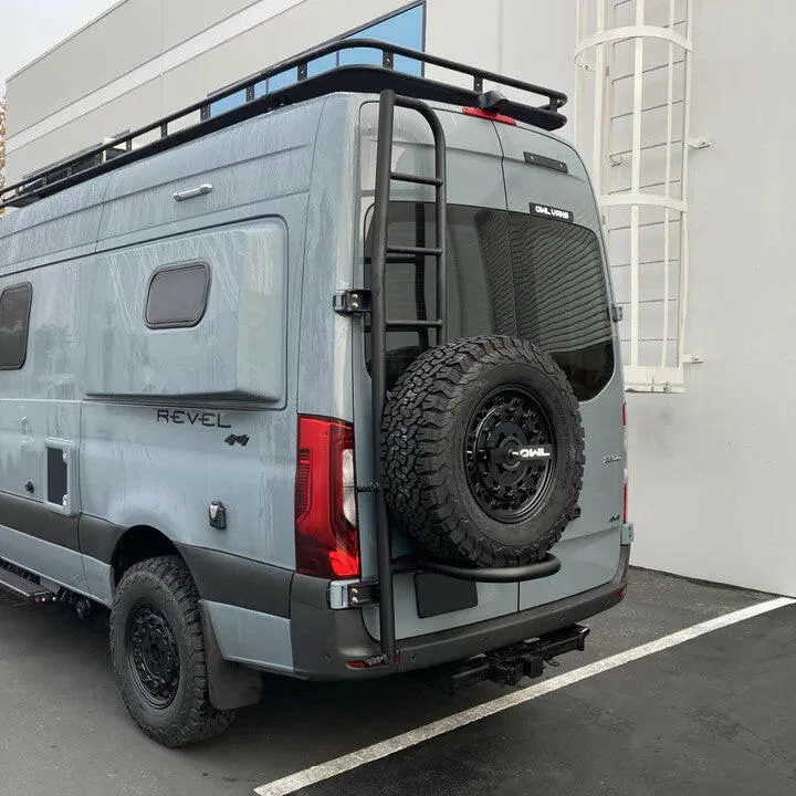 LADDER   TIRE CARRIER - SPRINTER VS30 (2019-PRESENT & 2020-2021 REVEL/STORYTELLER)