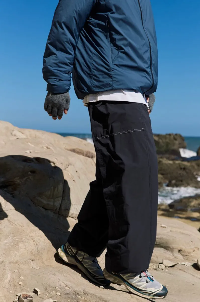 Lightweight windproof cold protection straight pants   N4734
