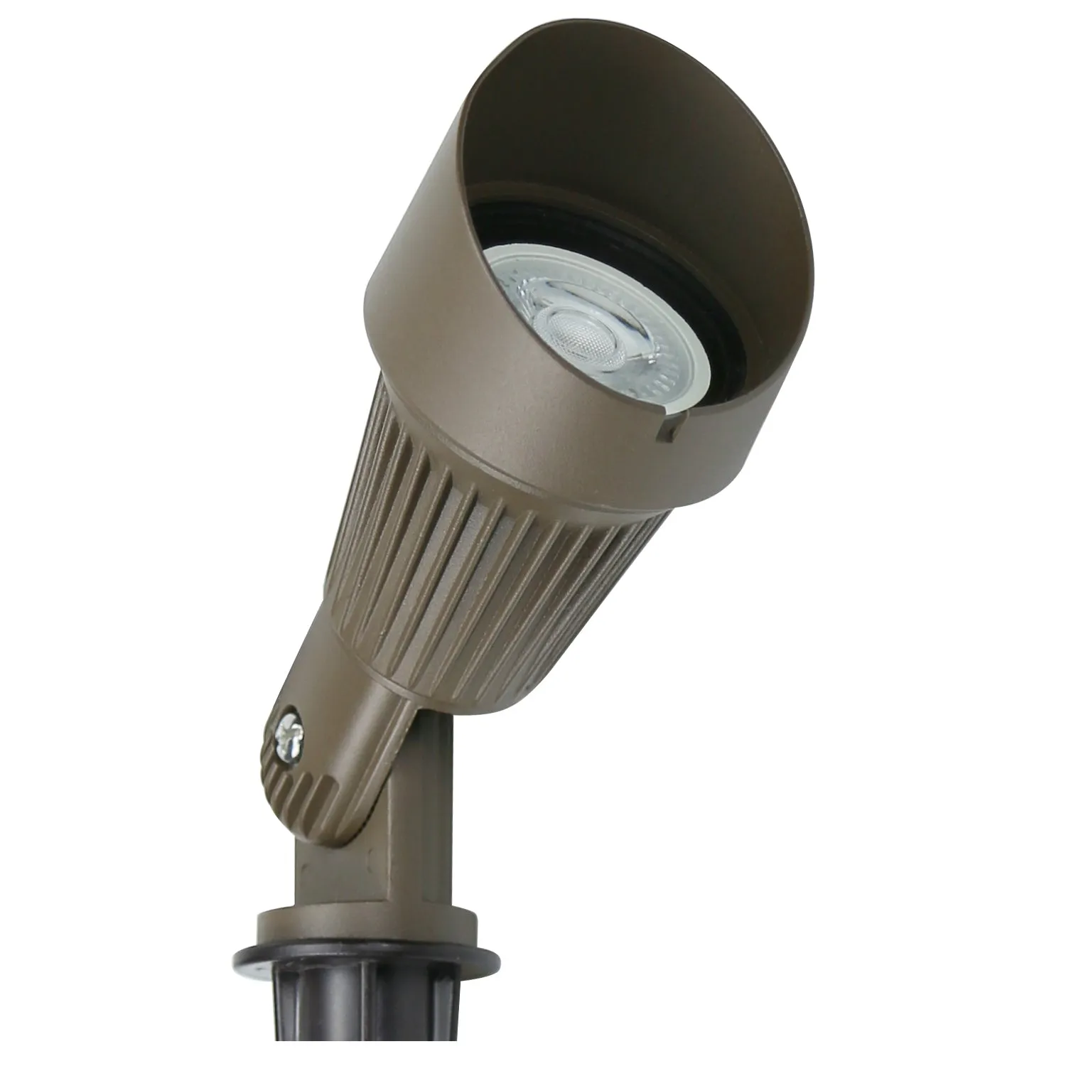 Lumina Lighting® 4W Low Voltage LED Spotlight | 12V Replaceable LED Bulb Included (Bronze, 2-Pack)