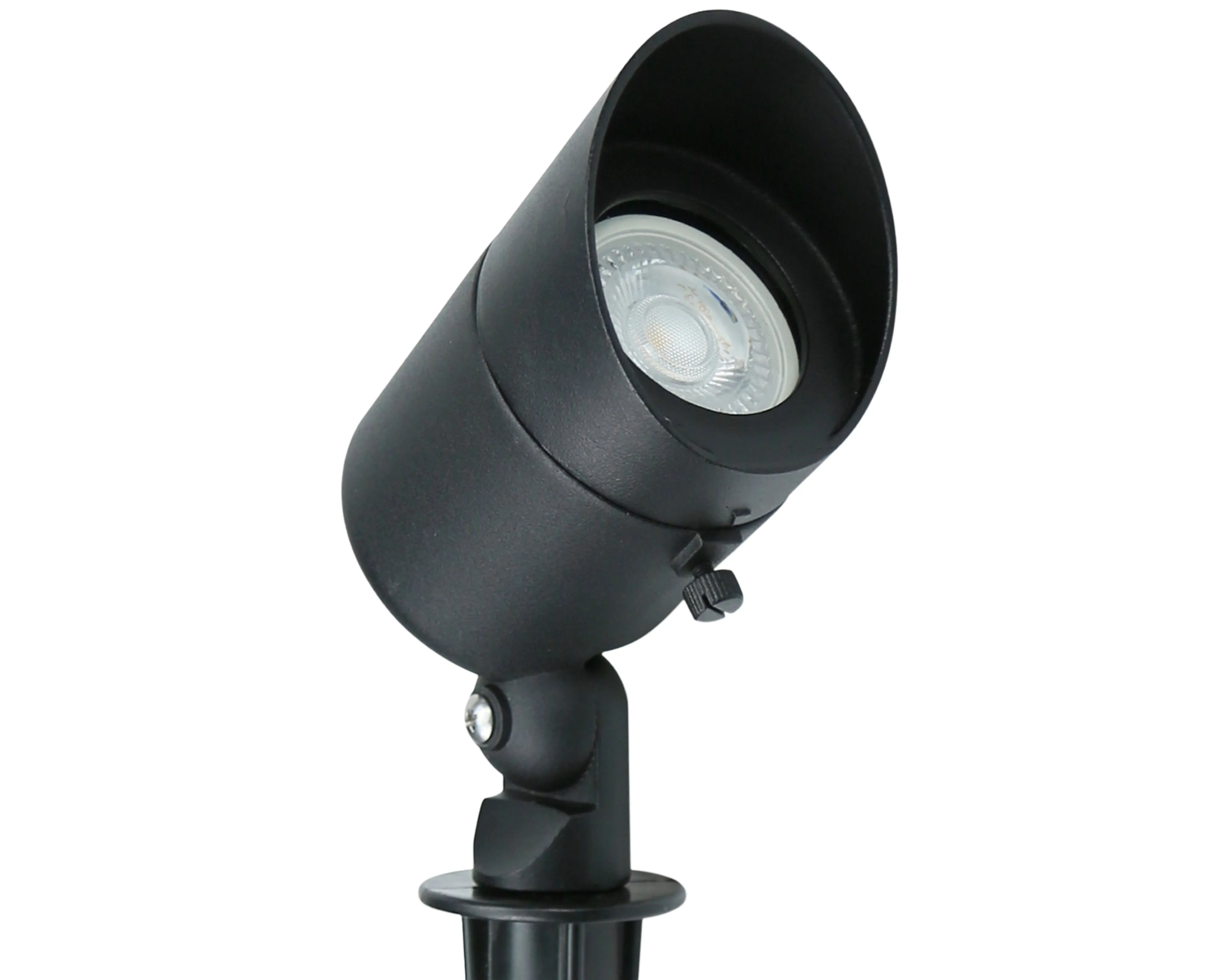 Lumina Lighting® 5W Low Voltage LED Spotlight | 12V Replaceable LED Bulb Included (Black, 2-Pack)