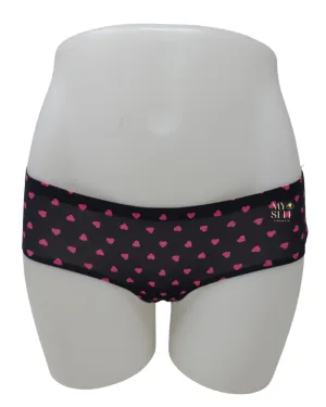 Me Moi Pindot Heart Seamless Modal Hipster