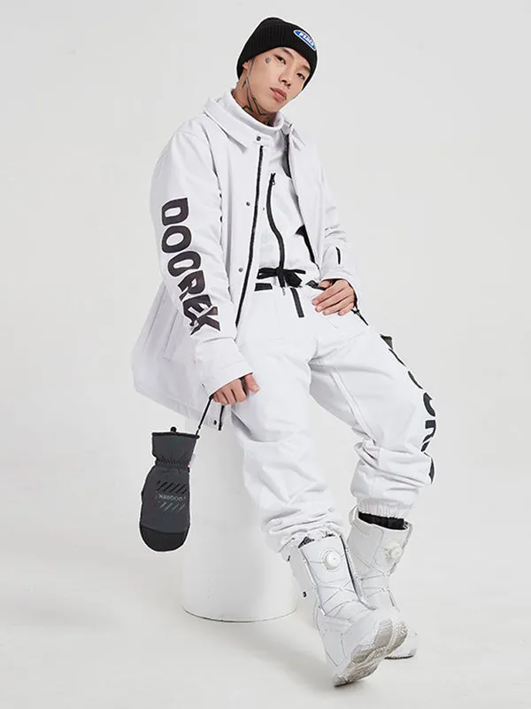 Men's Doorek Unisex Winter Killer Reflective Insulated Snow Pants Bibs