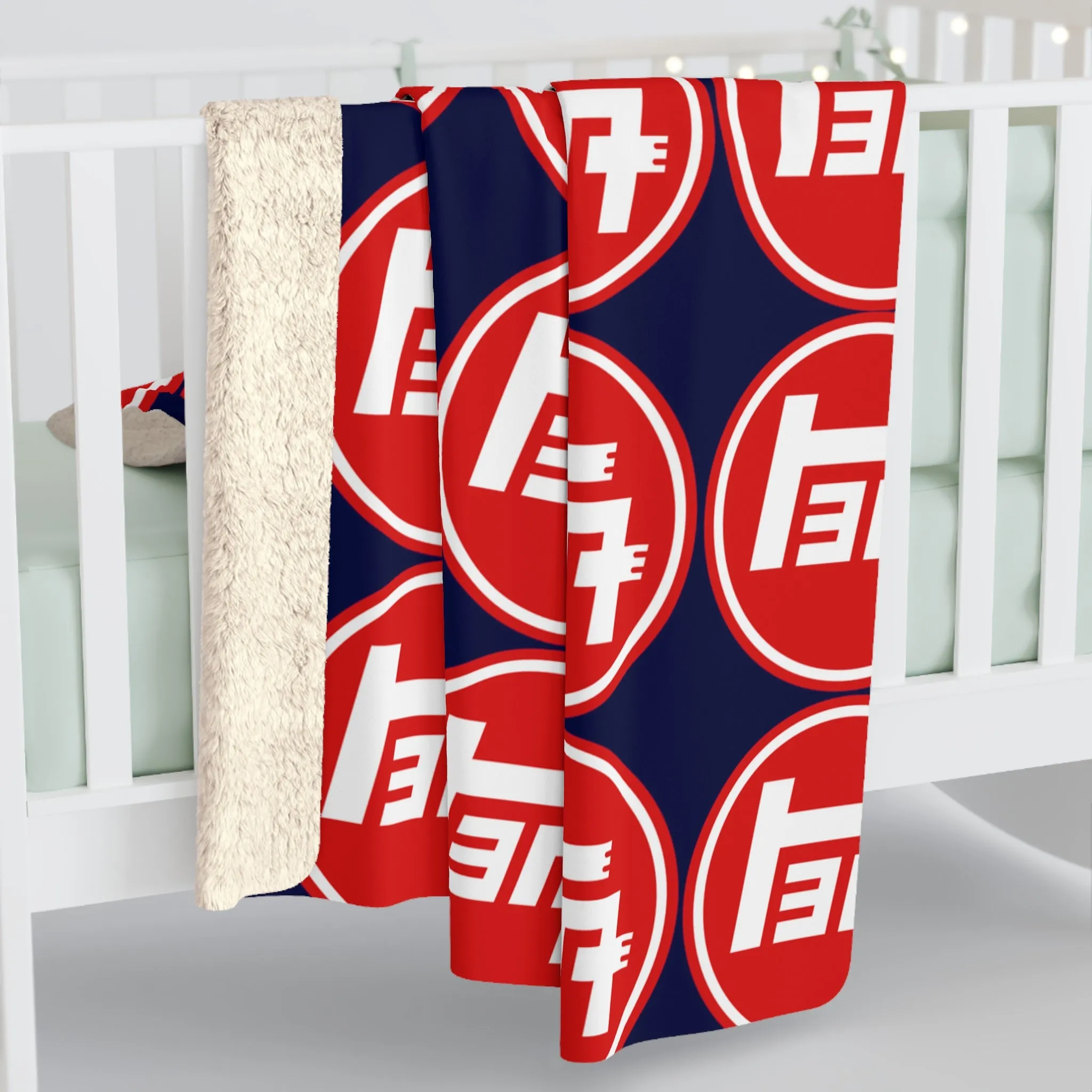 Navy TEQ Toyota Sherpa Fleece Blanket - Reefmonkey