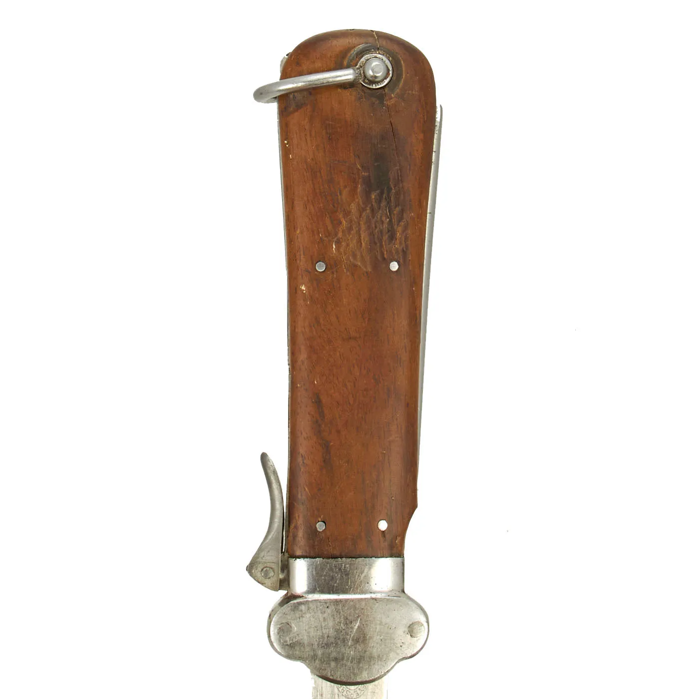 Original German WWII Early Luftwaffe Gravity Knife by Paul Weyersberg & Co. of Solingen with Waffen Proof