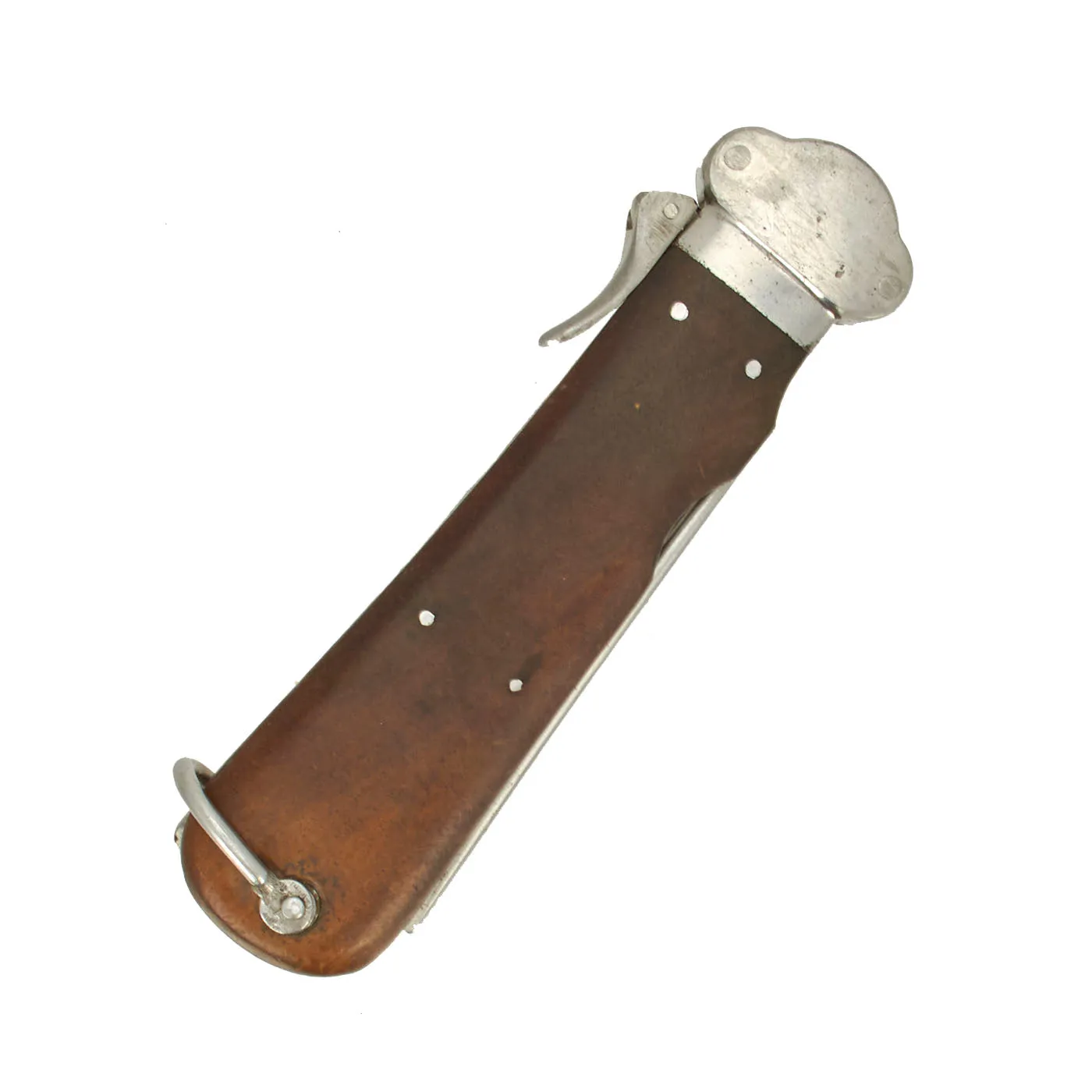Original German WWII Early Luftwaffe Gravity Knife by Paul Weyersberg & Co. of Solingen with Waffen Proof