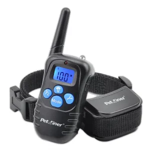 Petrainer Remote Electric Rainproof Dog Training Collar With LCD Display