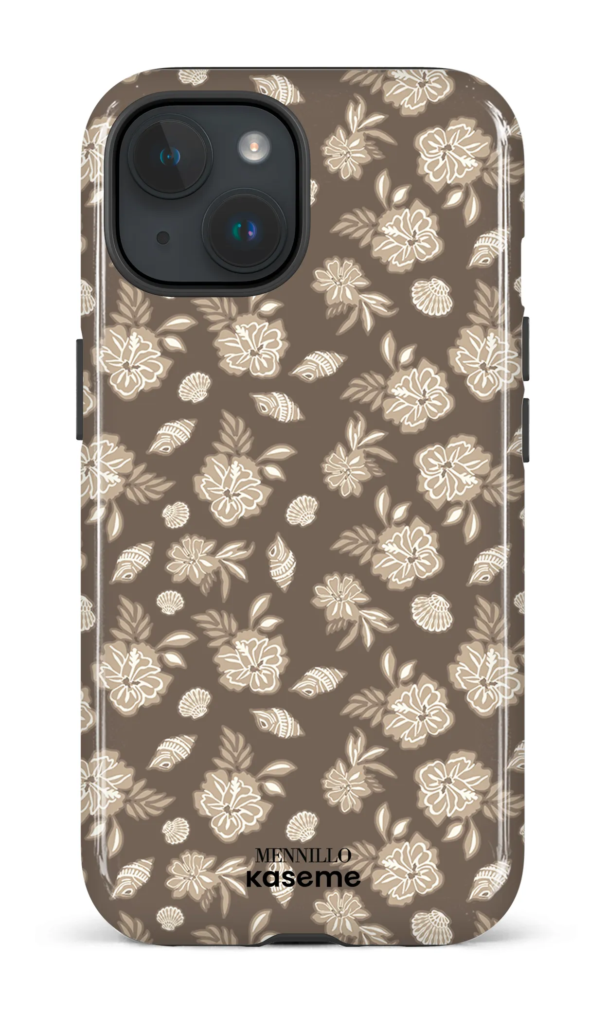Phone case - Floral cream