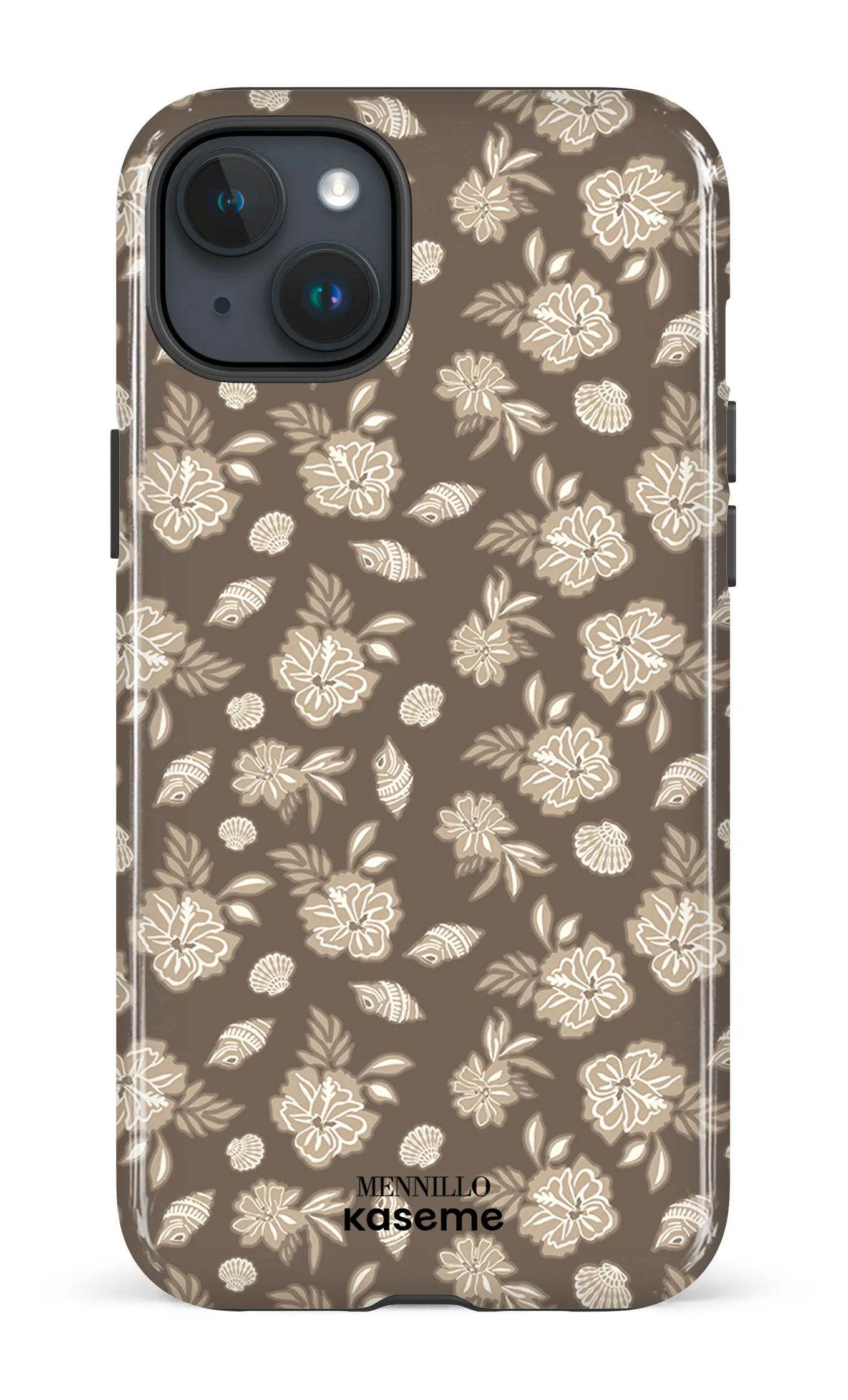 Phone case - Floral cream